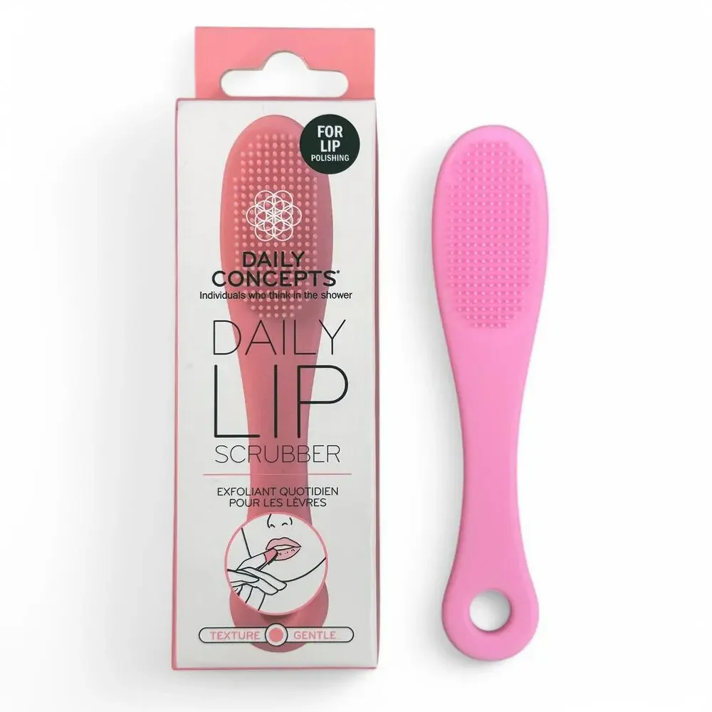 Daily Concepts Daily Lip Scrubber for Lip Polishing Silicone Lip Brush